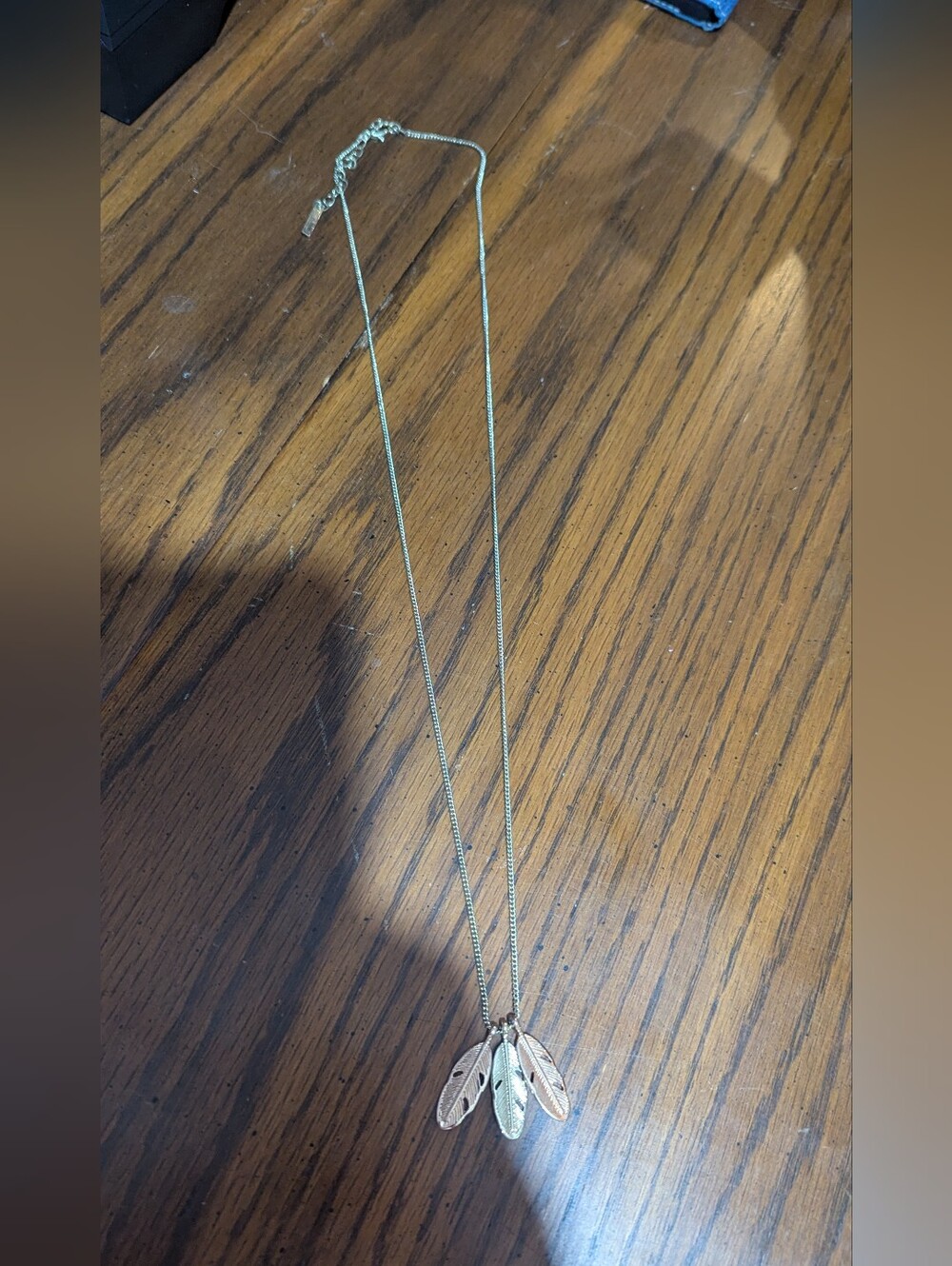 Dynamite Triple Feather Necklace